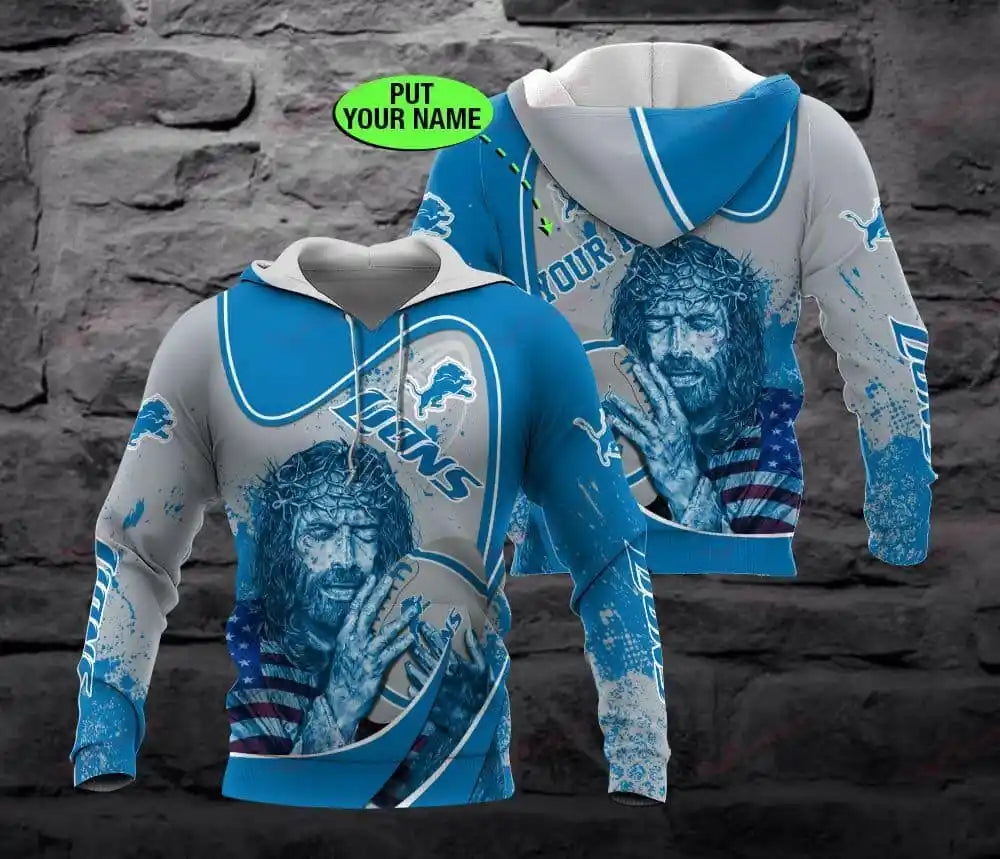 Detroit Lions Personalized All Over Printed BB643