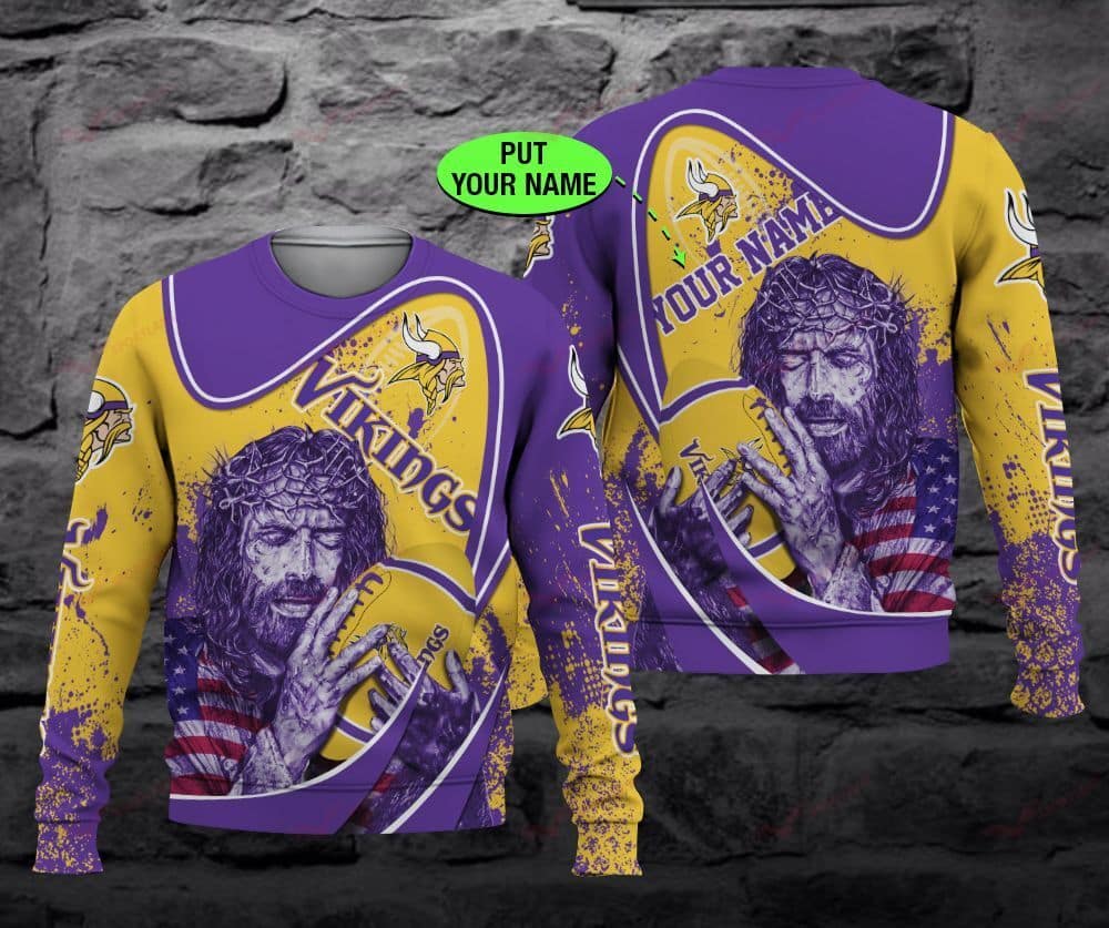 Minnesota Vikings Personalized All Over Printed BB651