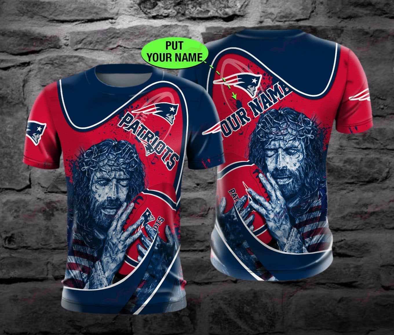 New England Patriots Personalized All Over Printed BB652