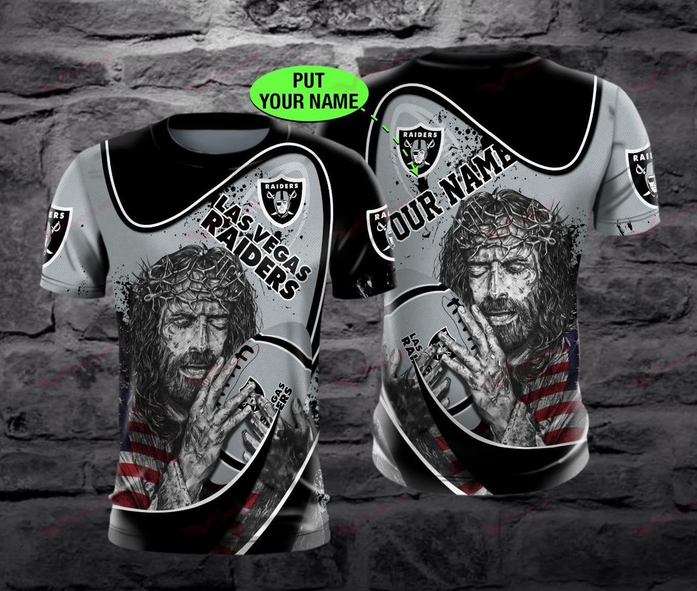 Las Vegas Raiders Personalized All Over Printed BB649