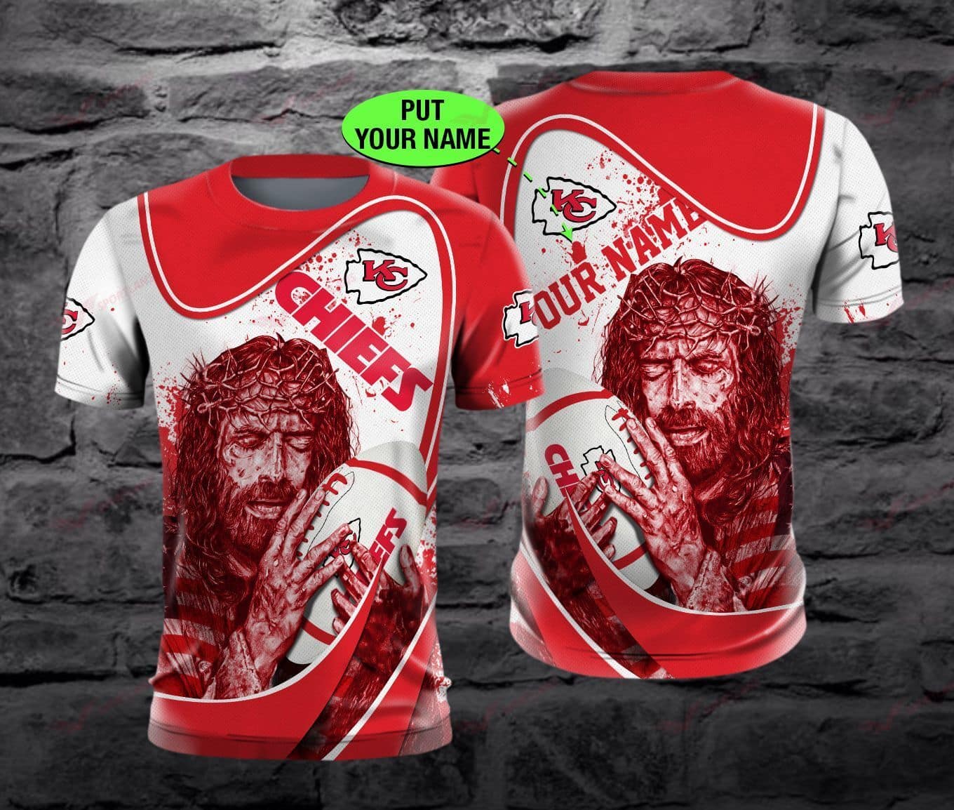 Kansas City Chiefs Personalized All Over Printed BB648