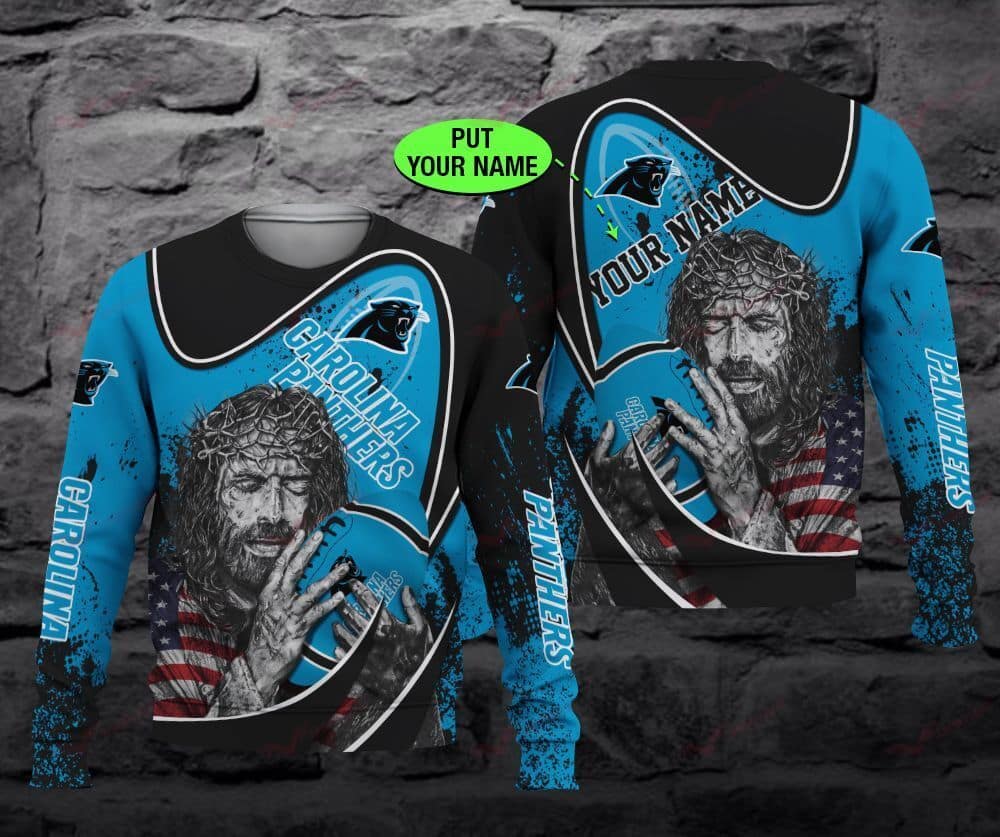 Carolina Panthers Personalized All Over Printed BB637