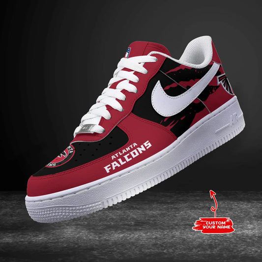 Atlanta Falcons Personalized AF1-1 Logo Pattern Sneakers  AZBTAF1000273
