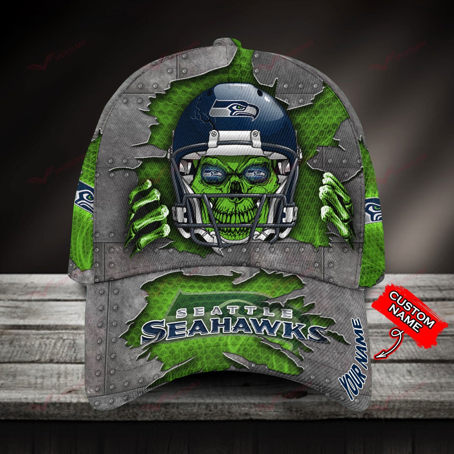 Seattle Seahawks Personalized Classic Cap BB655