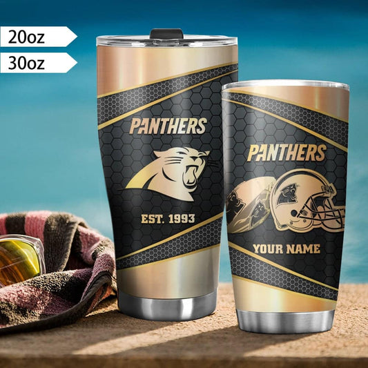 Carolina Panthers Personalized Tumbler BG447