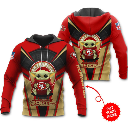 San Francisco 49ers Personalized Hoodie All Over Printed BB532