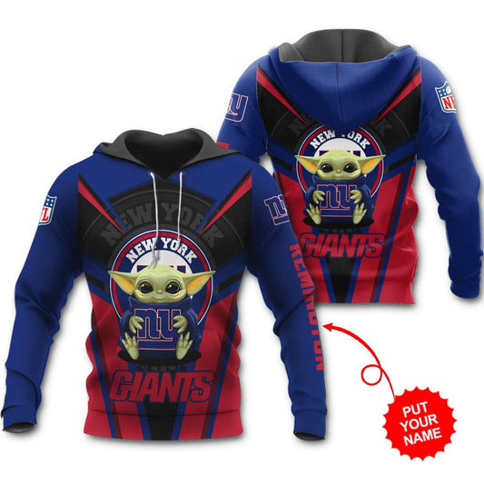 New York Giants Personalized Hoodie All Over Printed BB524