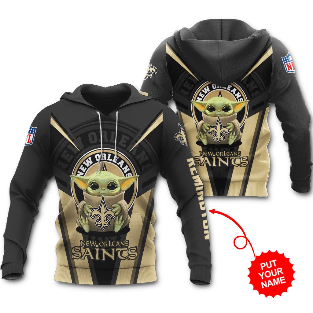 New Orleans Saints Personalized Hoodie All Over Printed BB526