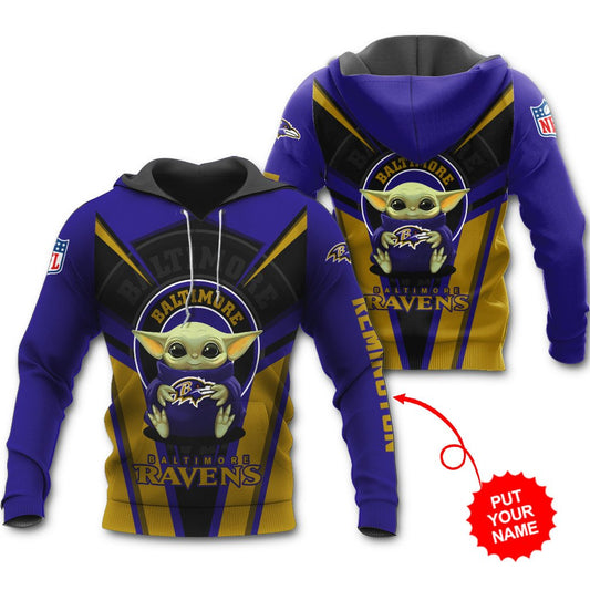 Baltimore Ravens Personalized Hoodie All Over Printed BB525
