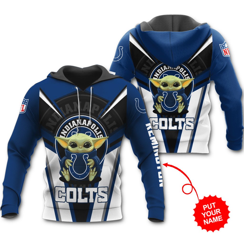 Indianapolis Colts Personalized Hoodie All Over Printed BB523