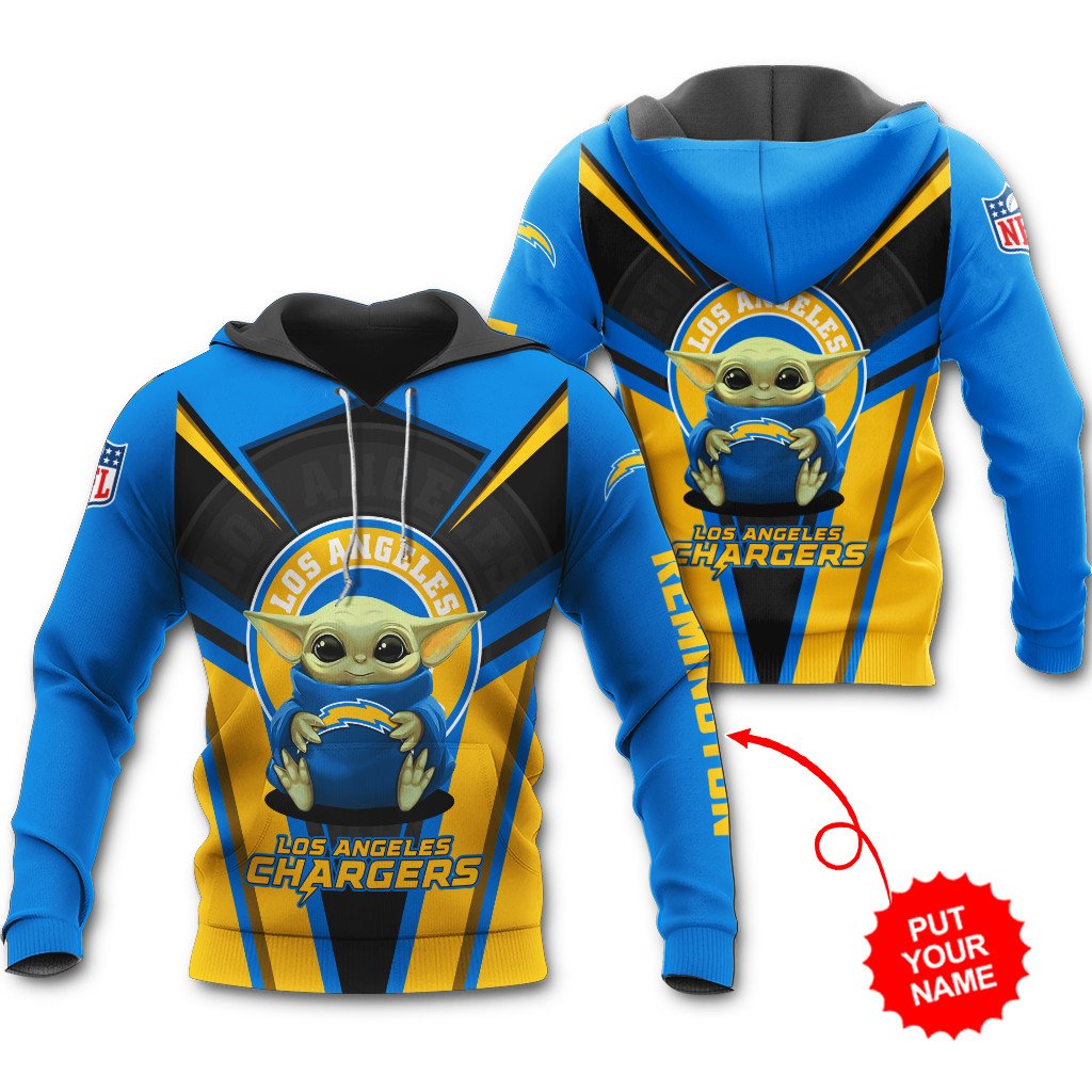 Los Angeles Chargers Personalized Hoodie All Over Printed BB511