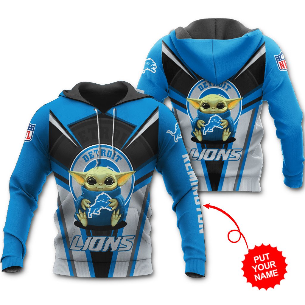 Detroit Lions Personalized Hoodie All Over Printed BB520