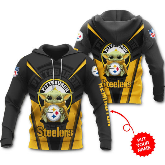 Pittsburgh Steelers Personalized Hoodie All Over Printed BB505