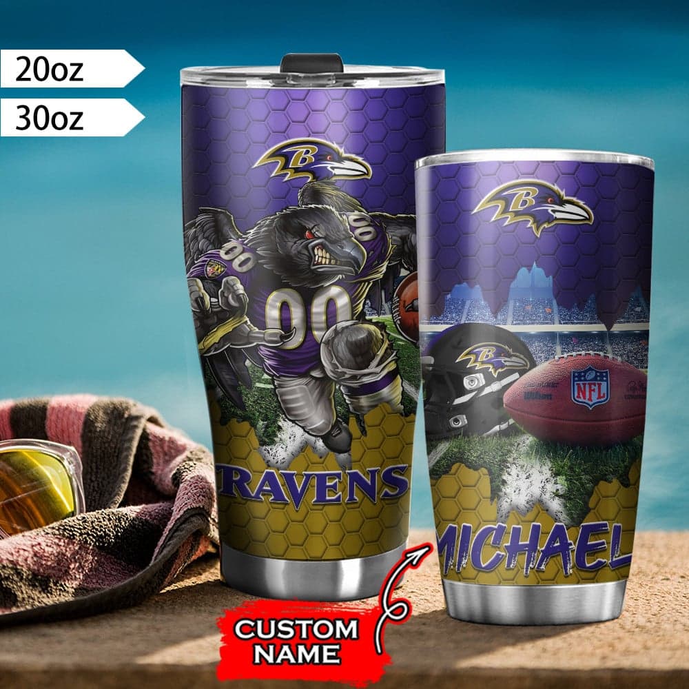Baltimore Ravens Personalized Tumbler BG487
