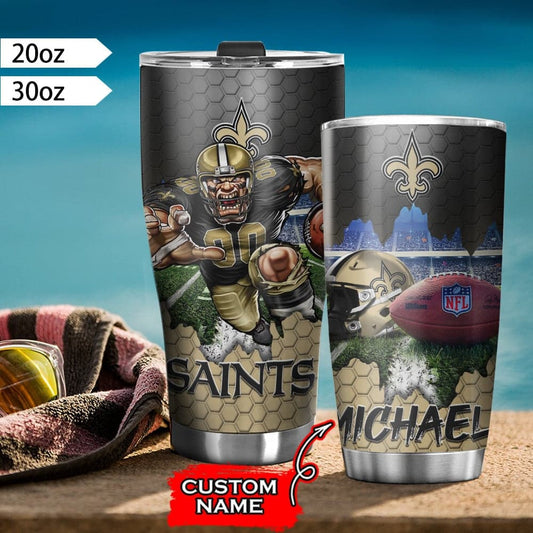 New Orleans Saints Personalized Tumbler BG494