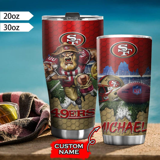 San Francisco 49ers Personalized Tumbler BG491