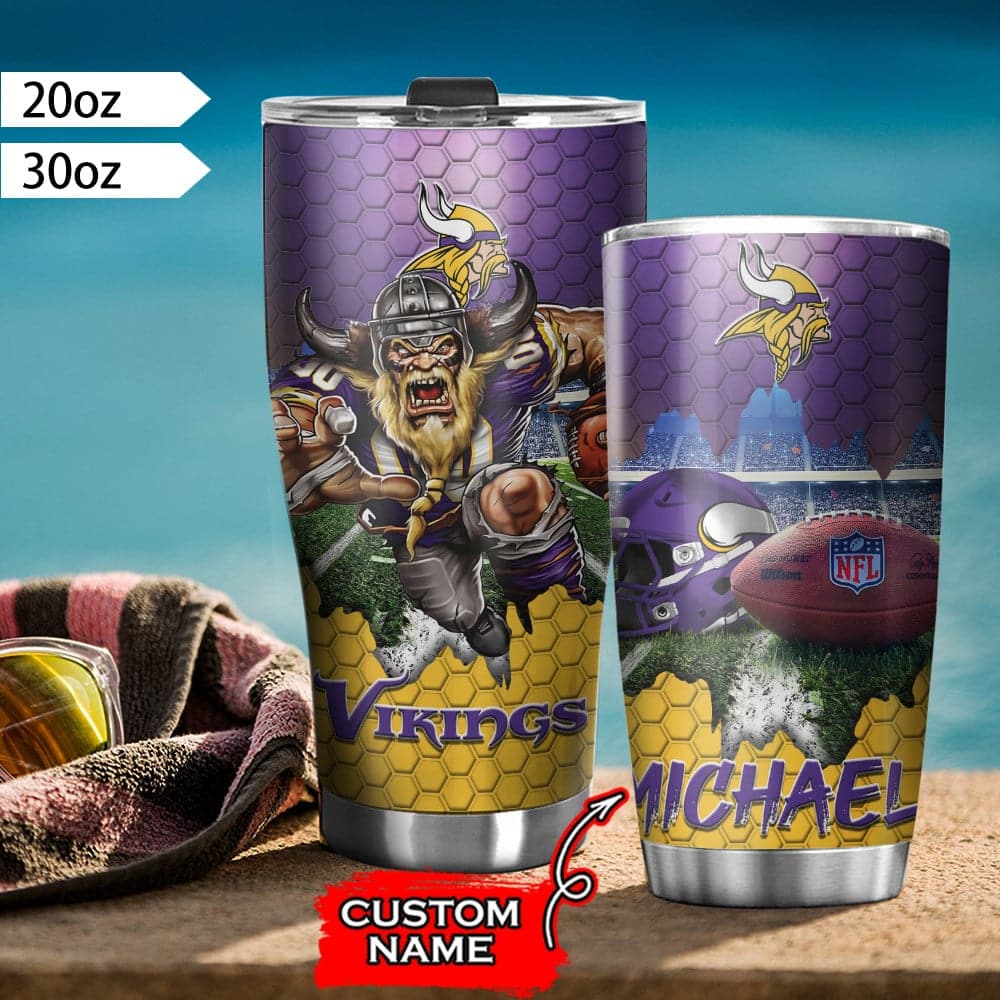 Minnesota Vikings Personalized Tumbler BG492