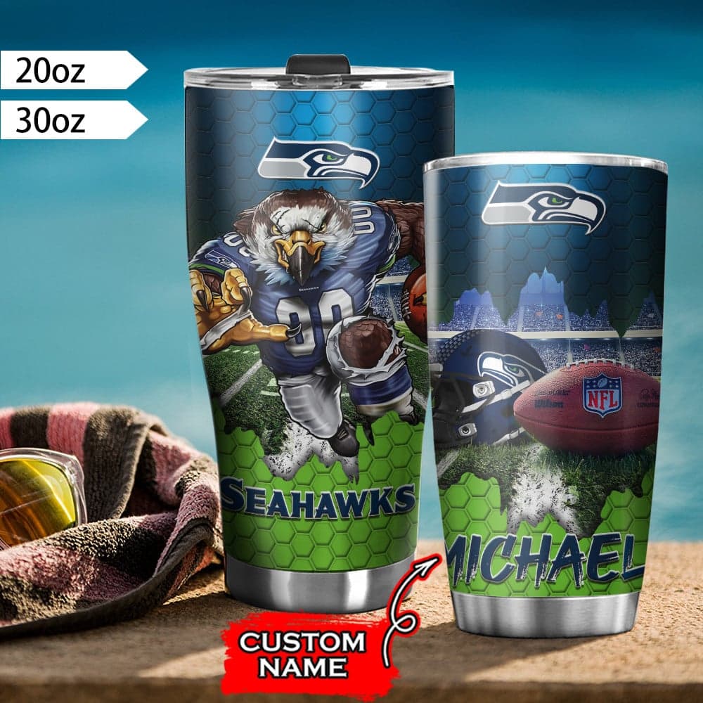 Seattle Seahawks Personalized Tumbler BG490