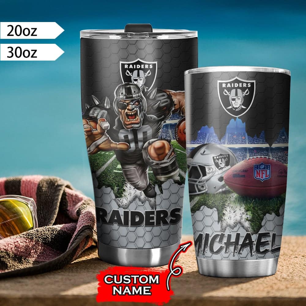 Las Vegas Raiders Personalized Tumbler BG475