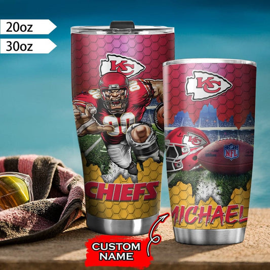 Kansas City Chiefs Personalized Tumbler BG469