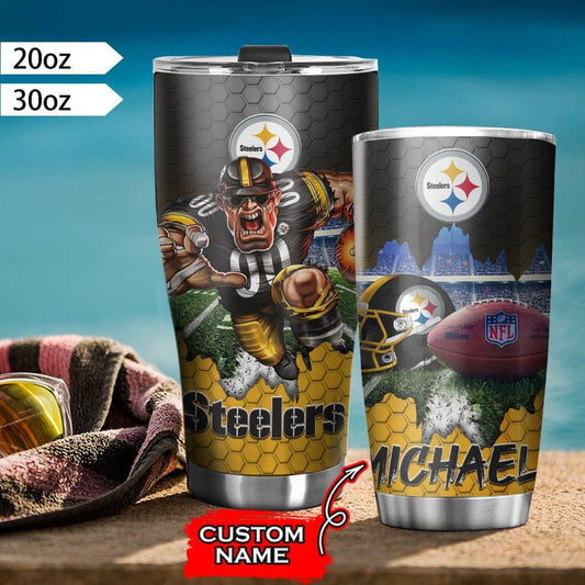 Pittsburgh Steelers Personalized Tumbler BG474