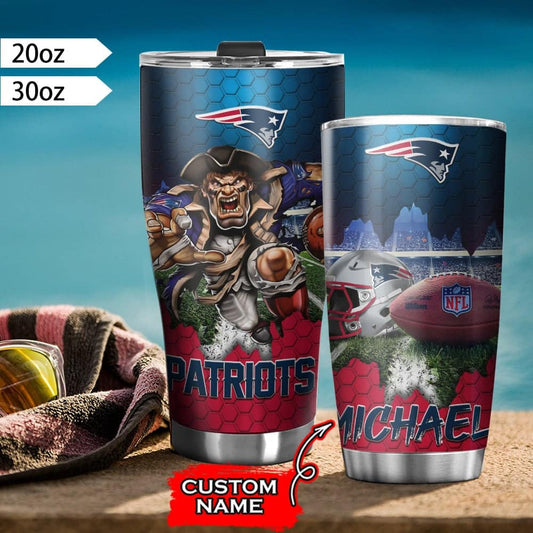 New England Patriots Personalized Tumbler BG472