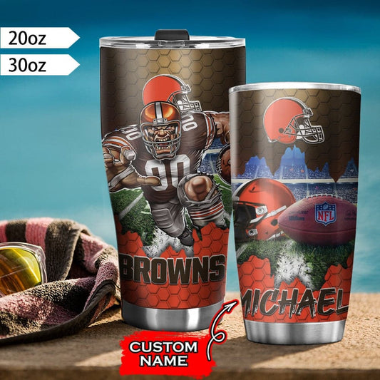 Cleveland Browns Personalized Tumbler BG477