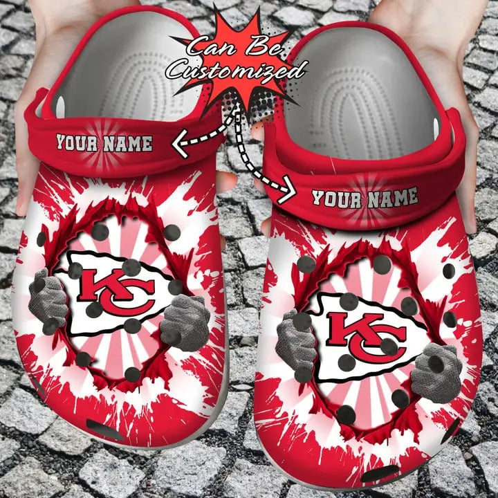 Kansas City Chiefs Personalized Limited Clog BG229