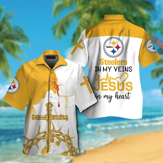 Pittsburgh Steelers Button Shirt BB797
