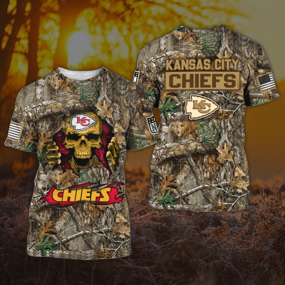 Kansas City Chiefs All Over Printed T-shirt Sweatshirt Hoodie AZCHD807