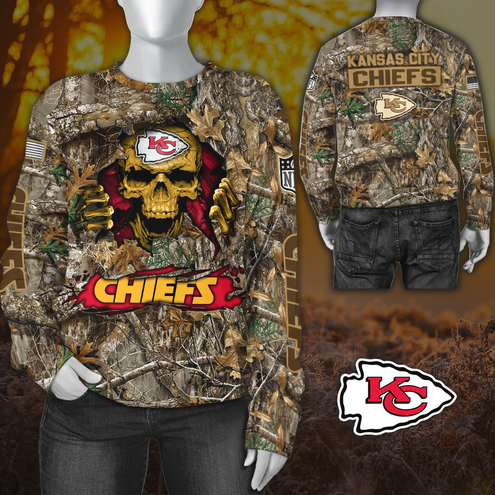 Kansas City Chiefs All Over Printed T-shirt Sweatshirt Hoodie AZCHD807