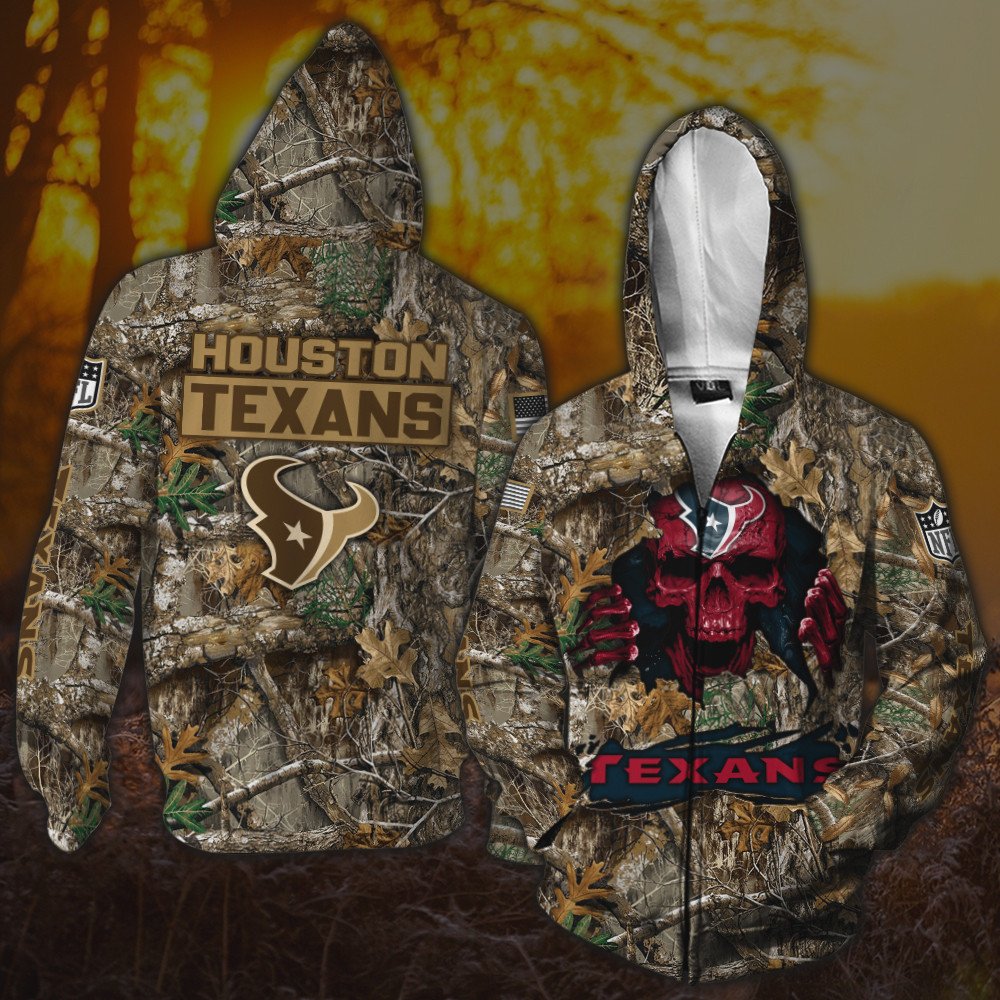 Houston Texans All Over Printed T-shirt Sweatshirt Hoodie AZCHD804