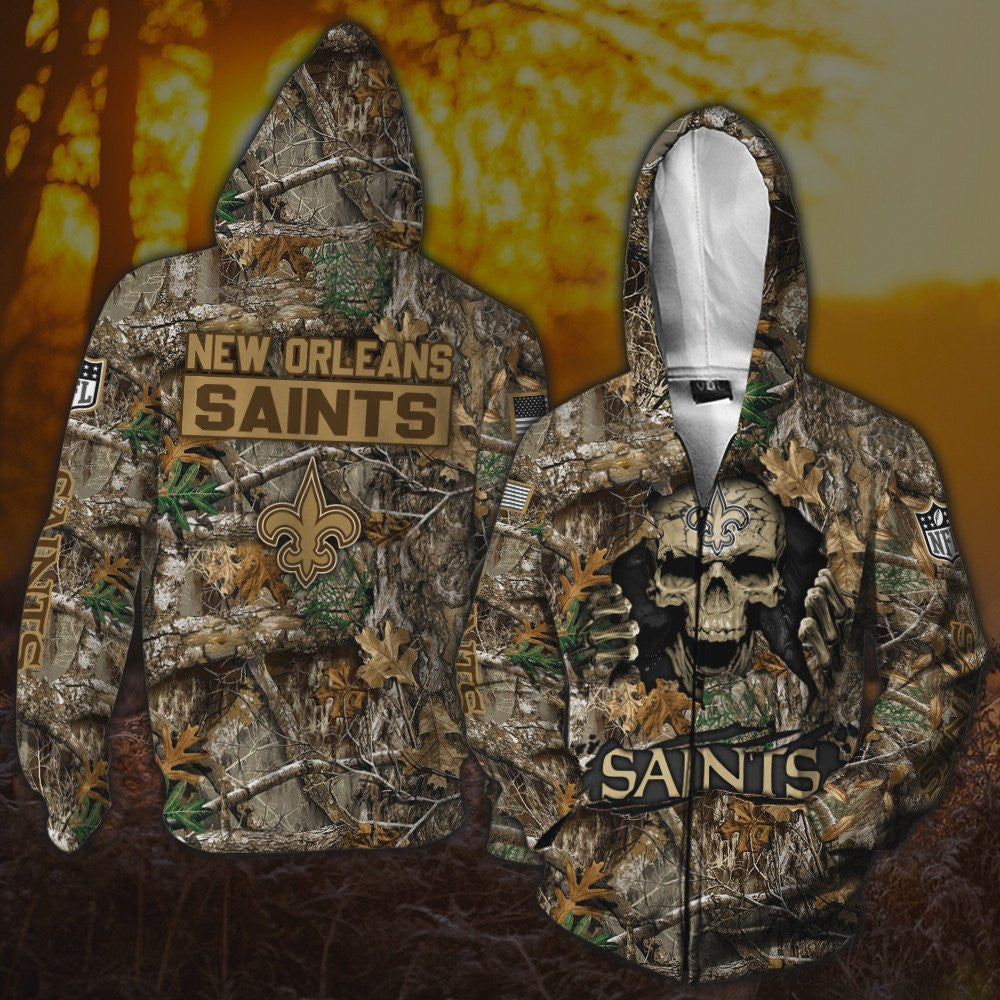 New Orleans Saints All Over Printed T-shirt Sweatshirt Hoodie AZCHD814
