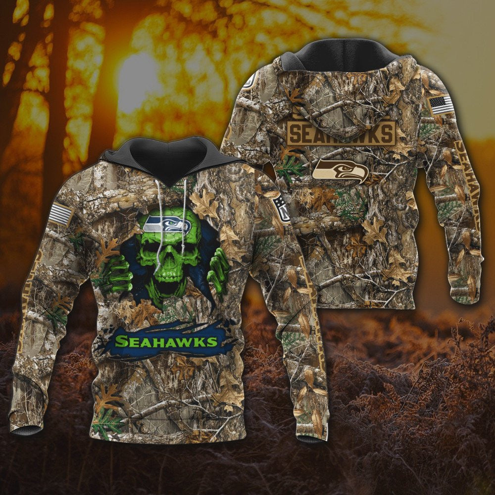 Seattle Seahawks All Over Printed T-shirt Sweatshirt Hoodie AZCHD820