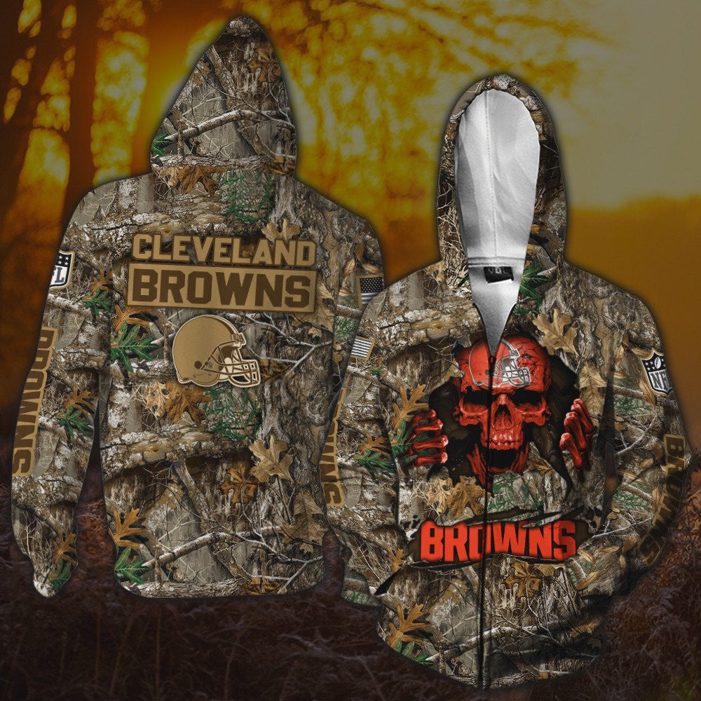 Cleveland Browns All Over Printed T-shirt Sweatshirt Hoodie AZCHD799