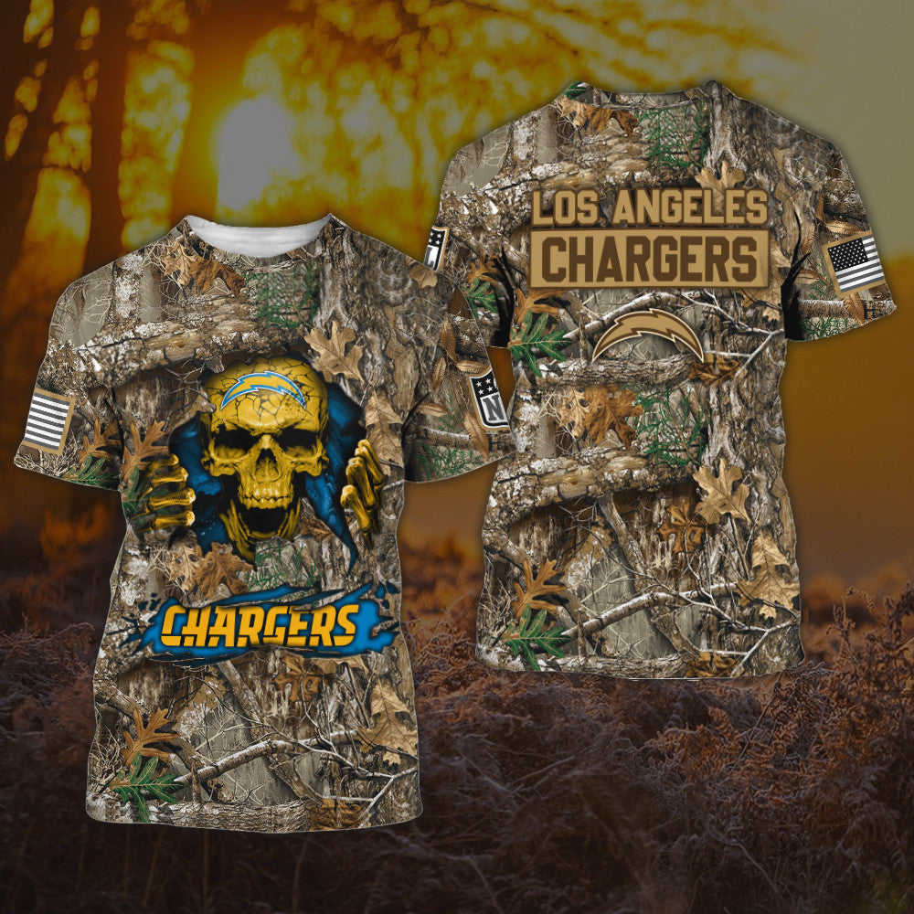 Los Angeles Chargers All Over Printed T-shirt Sweatshirt Hoodie AZCHD809