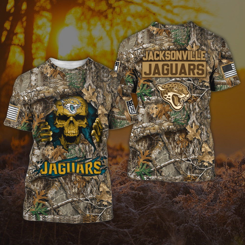 Jacksonville Jaguars All Over Printed T-shirt Sweatshirt Hoodie AZCHD806