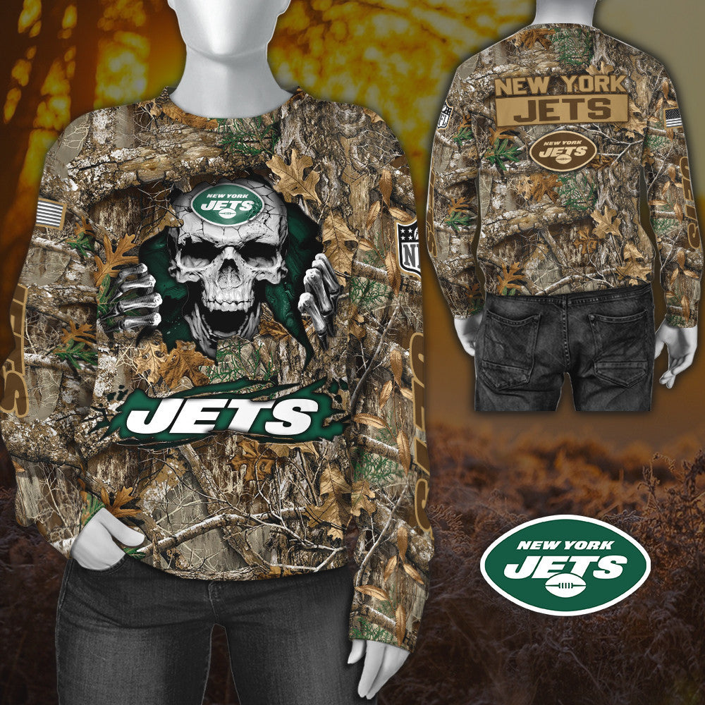 New York Jets All Over Printed T-shirt Sweatshirt Hoodie AZCHD816