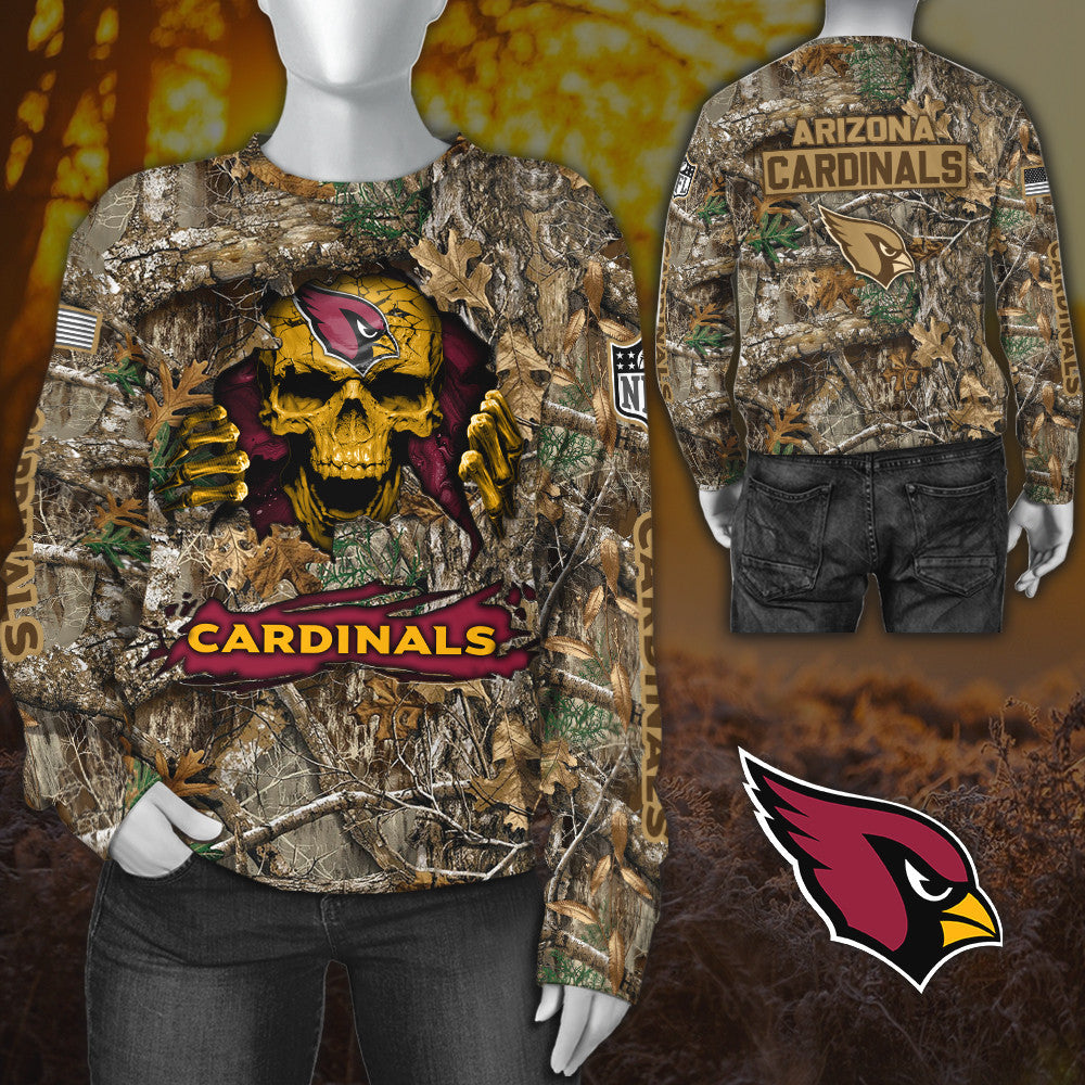 Arizona Cardinals All Over Printed T-shirt Sweatshirt Hoodie AZCHD792