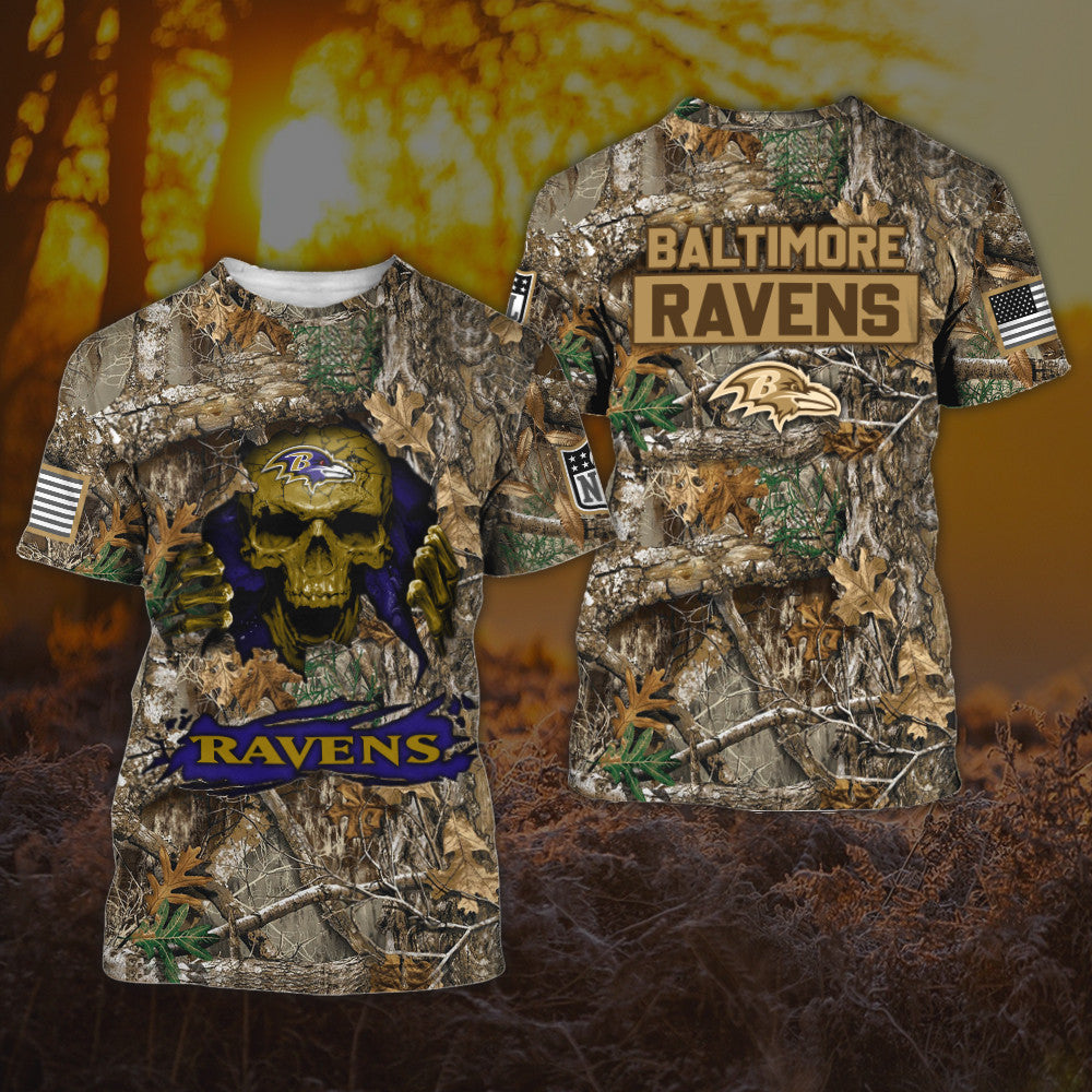 Baltimore Ravens All Over Printed T-shirt Sweatshirt Hoodie AZCHD794