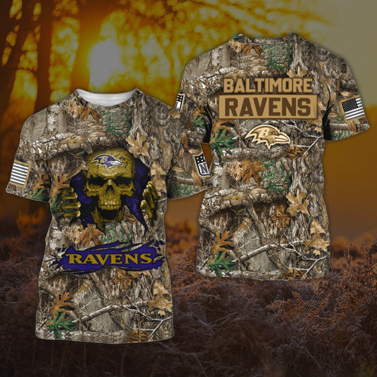 Baltimore Ravens All Over Printed T-shirt Sweatshirt Hoodie AZCHD794