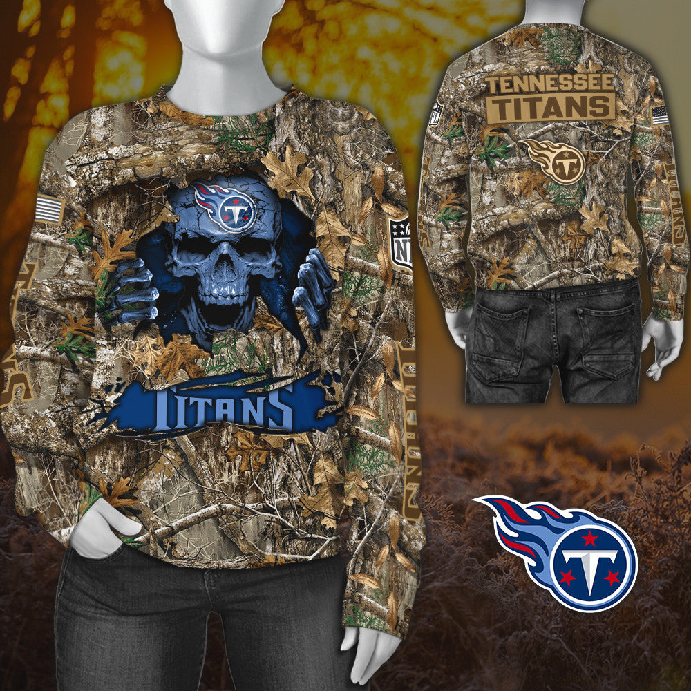 Tennessee Titans All Over Printed T-shirt Sweatshirt Hoodie AZCHD822