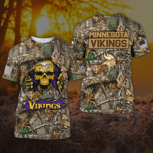 Minnesota Vikings All Over Printed T-shirt Sweatshirt Hoodie AZCHD812