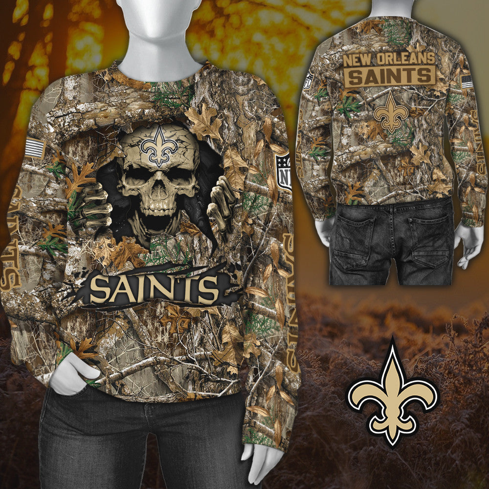 New Orleans Saints All Over Printed T-shirt Sweatshirt Hoodie AZCHD814