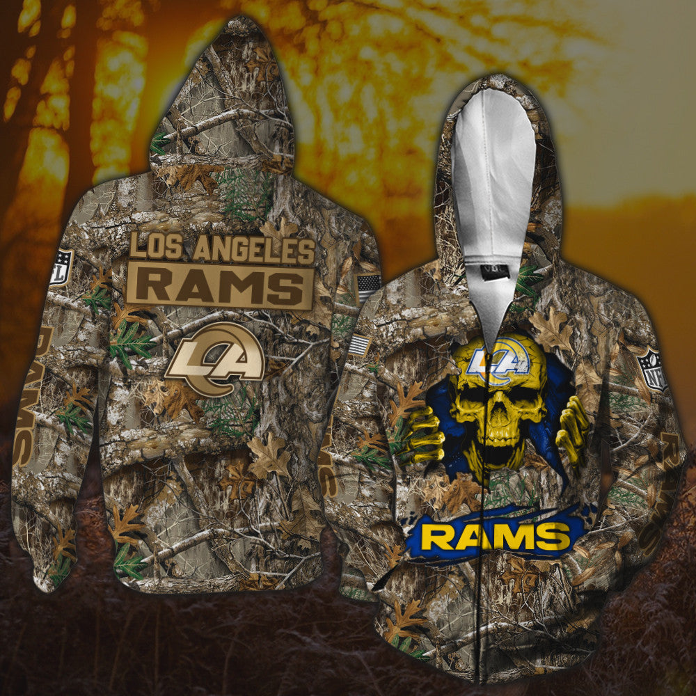 Los Angeles Rams All Over Printed T-shirt Sweatshirt Hoodie AZCHD810