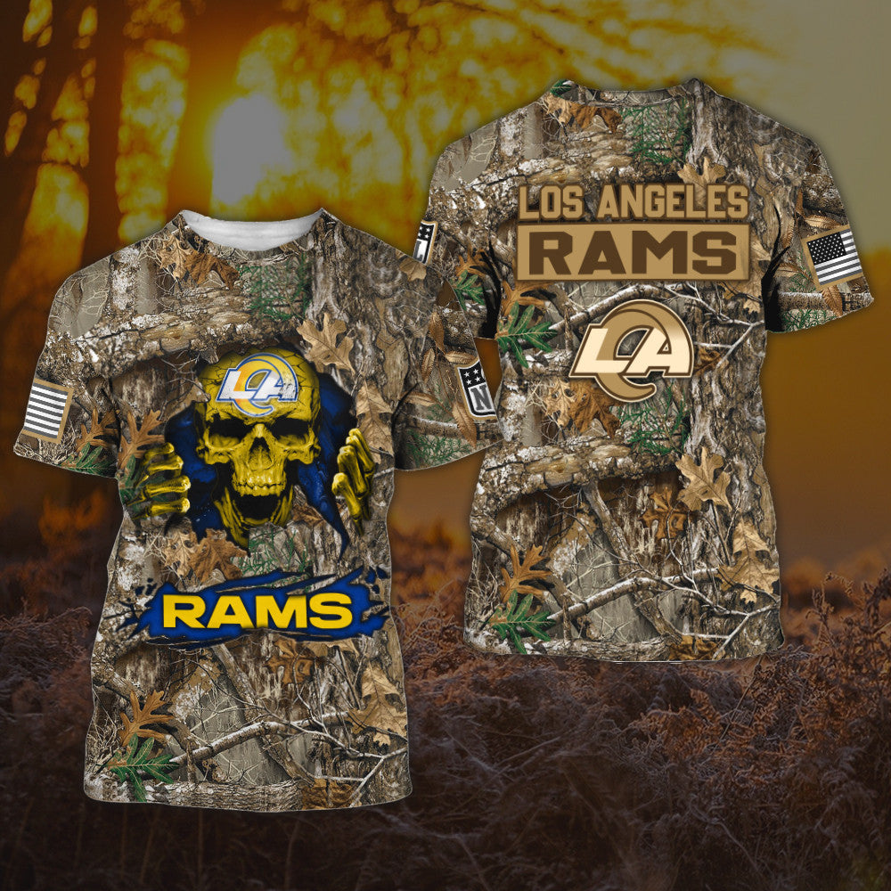 Los Angeles Rams All Over Printed T-shirt Sweatshirt Hoodie AZCHD810