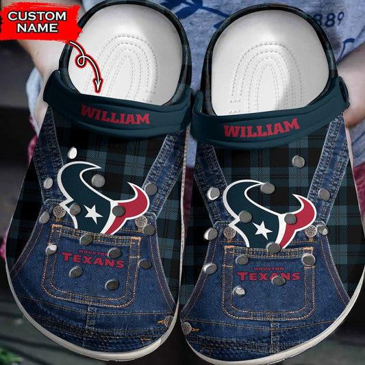 Houston Texans Personalized Limited Clog BG212