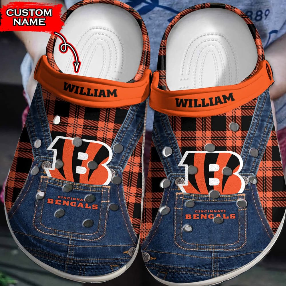 Cincinnati Bengals Personalized Limited Clog BG195