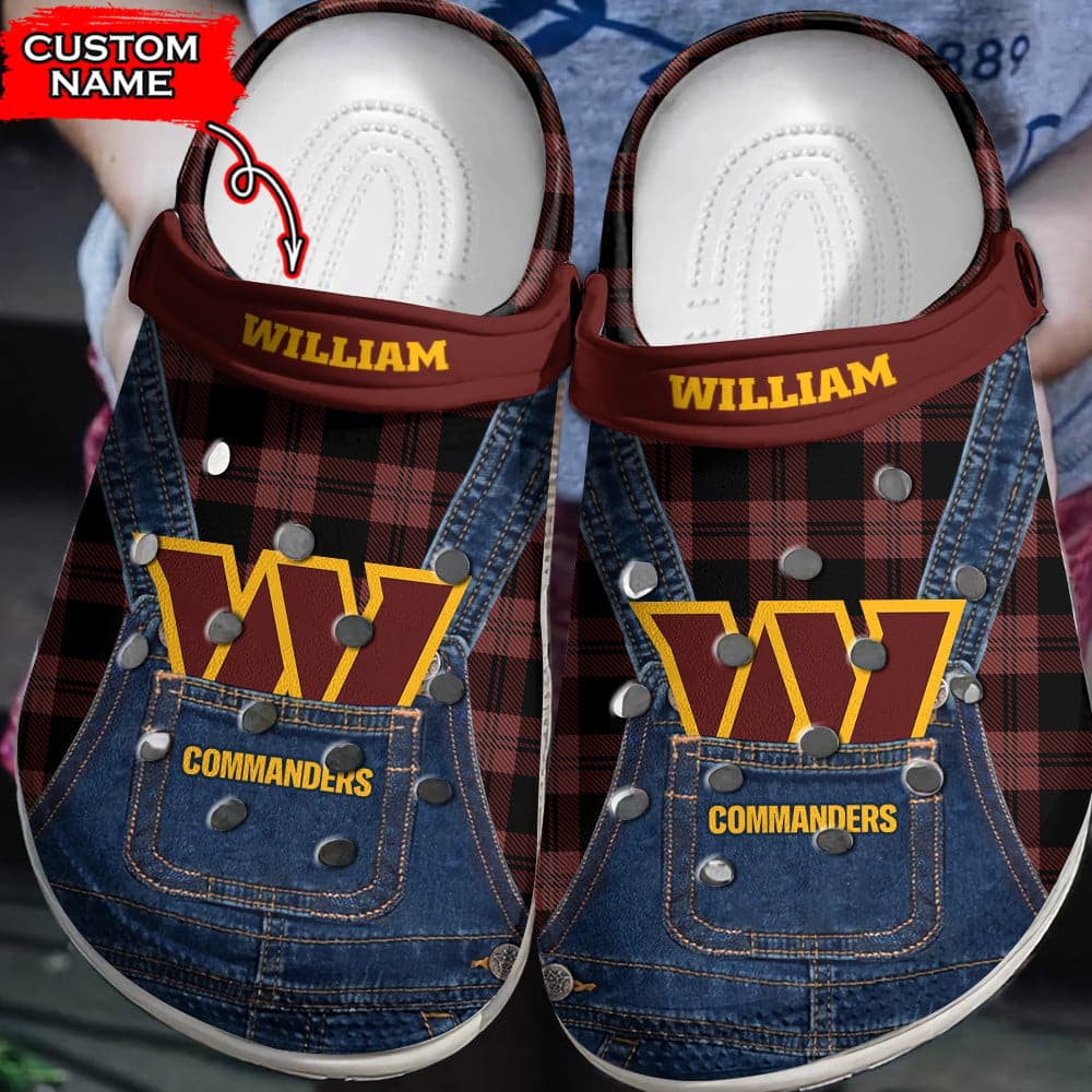 Washington Redskins Personalized Limited Clog BG192