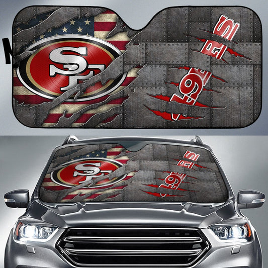San Francisco 49ers Auto Sun Shade BG160